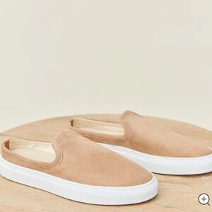 Jenni Kayne Suede Slider Sneaker Tan Size 8 Women’s